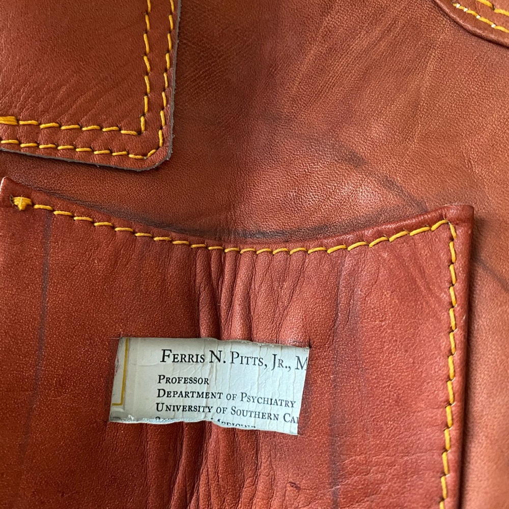 Vintage Real Buttery Leather Professors Duffel Bag - Picture 3 of 11